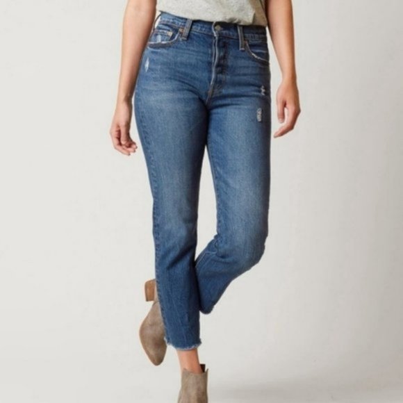 Levi's Denim - Levi's Wedgie Straight Jean in Lasting Impression